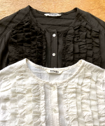 ストライプフリンジドビー　ブラウス