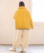 スラブヤーンデニム　タックパンツ