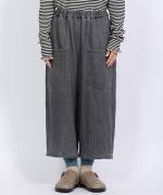 スラブヤーンデニム　ワイドパンツ