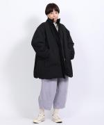 パデッドコットンナイロン　ミドルコート