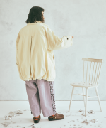 パデッドコットンナイロン　ミドルコート