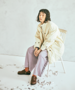 パデッドコットンナイロン　ミドルコート