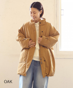 パデッドコットンナイロン　ミドルコート