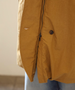 パデッドコットンナイロン　ミドルコート