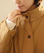 パデッドコットンナイロン　ミドルコート