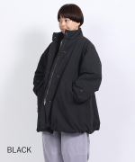 パデッドコットンナイロン　ミドルコート