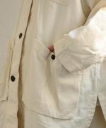 ソフトライト帆布　コート