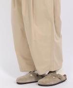 コットンナイロンピーチ起毛　パンツ