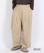 コットンナイロンピーチ起毛　パンツ