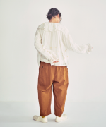 コットンナイロンピーチ起毛　パンツ