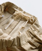 コットンナイロンピーチ起毛　パンツ