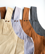 コットンナイロンピーチ起毛　サロペット