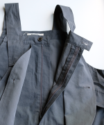 コットンナイロンピーチ起毛　サロペット