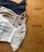 カディコットン刺繡　ブラウス