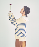 カディコットン刺繡　ブラウス