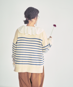 カディコットン刺繡　ブラウス