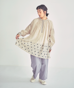 カディコットン刺繡　チュニック