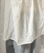 カディコットン刺繡　チュニック