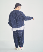 ドットカット刺繡デニム　ジャケット