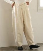 ドットカット刺繡デニム　パンツ