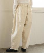 ドットカット刺繡デニム　パンツ