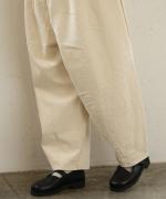 ドットカット刺繡デニム　パンツ