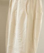 ドットカット刺繡デニム　パンツ