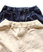 ドットカット刺繡デニム　パンツ