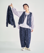 50リネンキャンバス　プルオーバー