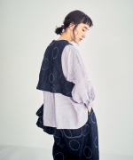 50リネンキャンバス　プルオーバー