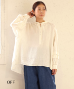 50リネンキャンバス　プルオーバー