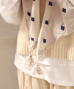 カディコットン刺繡　ストール