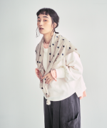 カディコットン刺繡　ストール