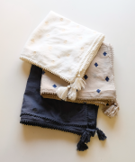 カディコットン刺繡　ストール