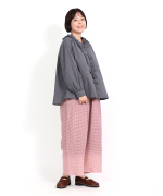 ふわふわコットン　フリルブラウス