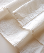 ふわふわコットン　チュニックシャツ(スカーフ付き）