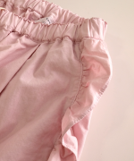 ジンバブエコットンツイル　サイドフリルパンツ