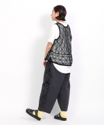 ジンバブエコットンツイル　サイドフリルパンツ