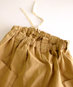 ジンバブエコットンツイル　8分丈ワイドパンツ