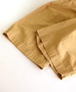 ジンバブエコットンツイル　8分丈ワイドパンツ