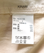 コットンリネンツイルキャンバス　シャツ