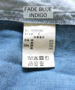 コットンリネンツイルキャンバス　シャツ