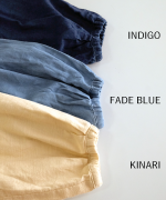 コットンリネンツイルキャンバス　フリルカラーブラウス