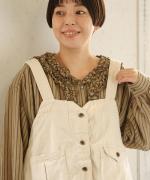 9ozデニム/ヒッコリーストライプ 2wayベスト