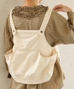 9ozデニム/ヒッコリーストライプ 2wayベスト