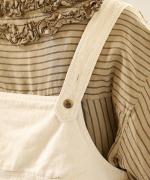 9ozデニム/ヒッコリーストライプ 2wayベスト