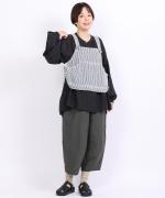 9ozデニム/ヒッコリーストライプ 2wayベスト