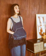 9ozデニム/ヒッコリーストライプ 2wayベスト