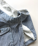 9ozデニム/ヒッコリーストライプ 2wayベスト