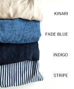9ozデニム/ヒッコリーストライプ 2wayベスト